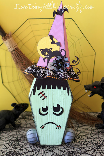 Frankenstein's "Wicked" Costume Treat Box | Halloween Decoration | SVGCuts