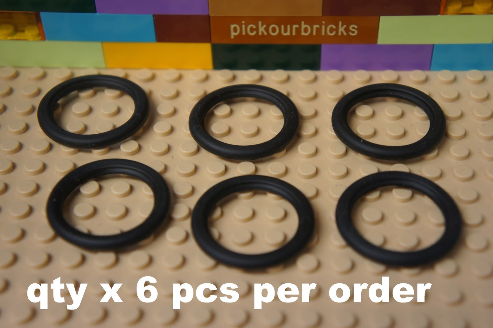 LEGO 2815 Technic Black RUBBER TIRE TYRE for Wedgebelt Wheel stores