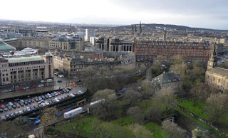 Vistas desde el Castillo de Edimburgo. Vistas desde el Castillo de Edimburgo.