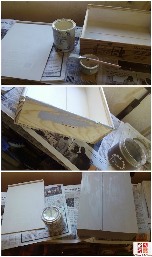  antes y después de una caja de vino