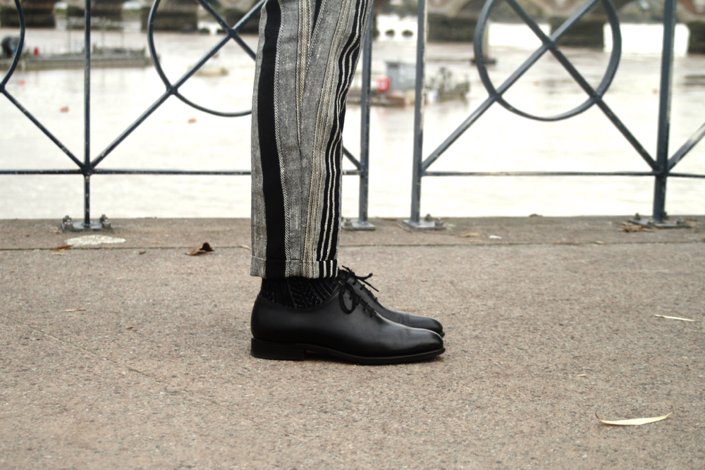 blog-mode-homme-style-elegant-masculin-smart-preppy-michel-axel-alfred-sargent-chaussure-richelieu-luxe-anglaise-cuir-noir-pull-chachemire-travail-business-chic-dandy-traditionnel