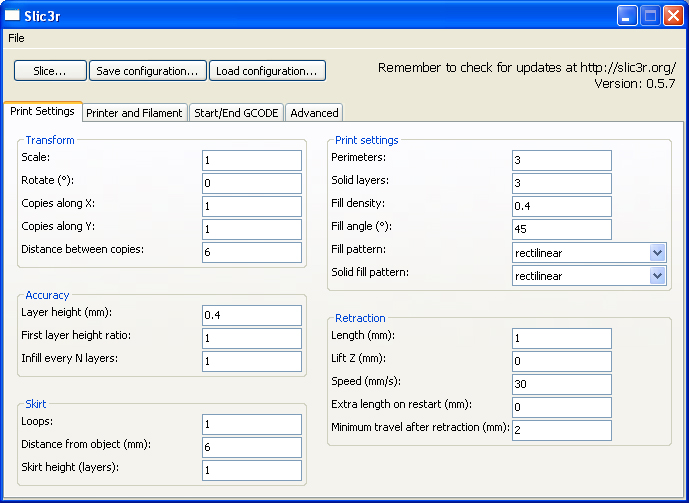 Reprap development and further adventures in DIY 3D printing: Slic3r is ...