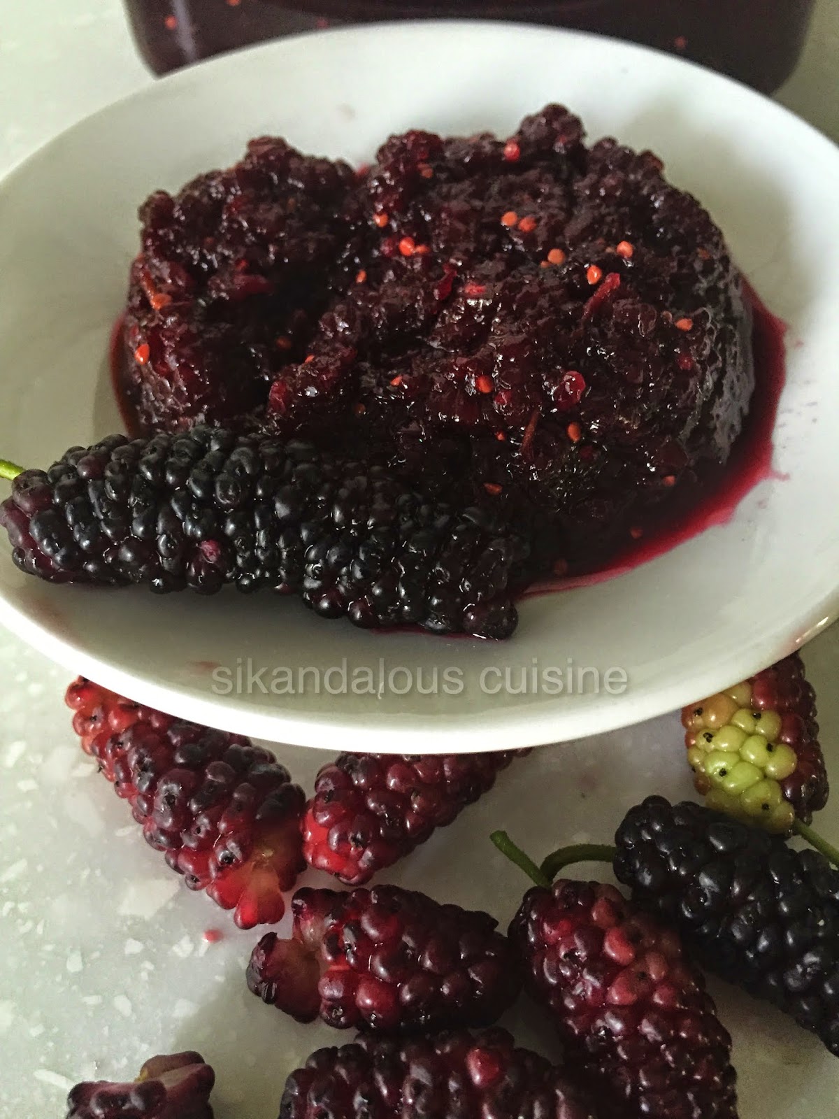 Sikandalous Cuisine Mulberry Jam