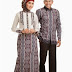 Contoh Baju Batik Muslim Couple