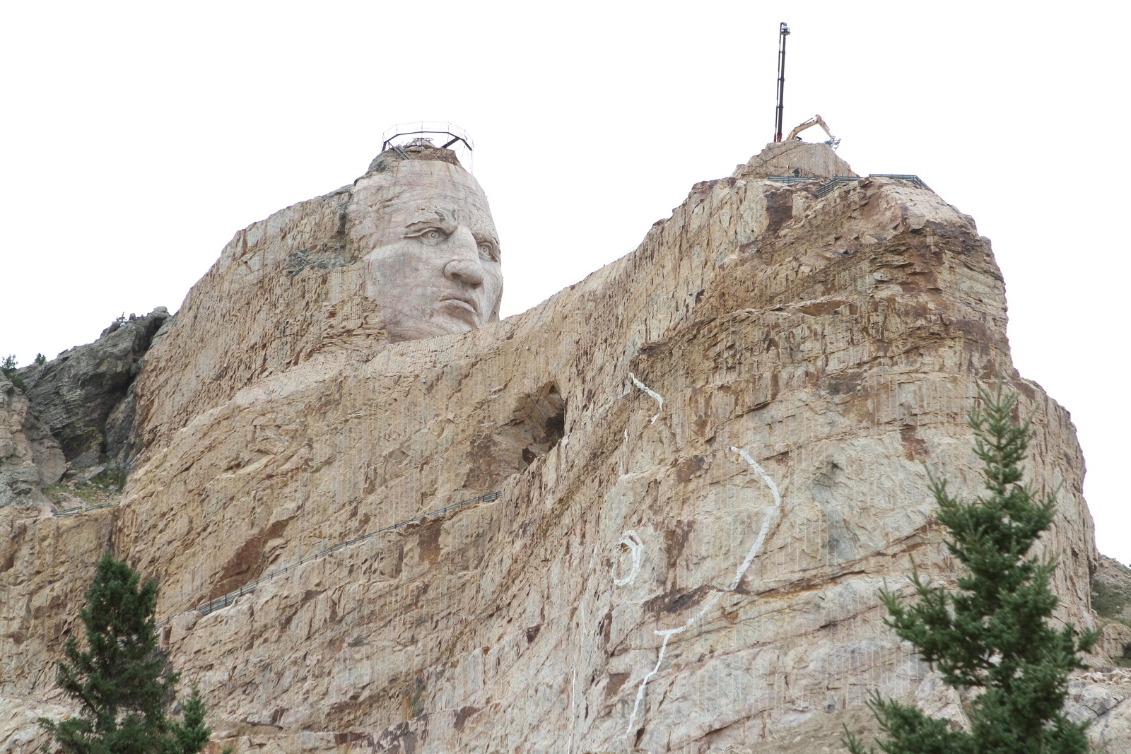 Travels by Tom Crazy Horse Mountain Carving