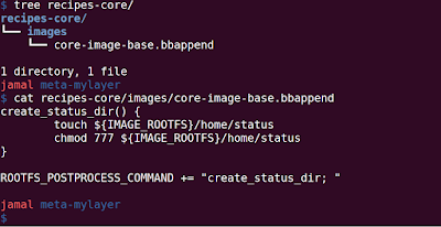 Run commands after rootfs creation in Yocto