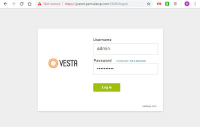 Cara Install VestaCP di VPS CentOS 7 64 Bit Digital Ocean
