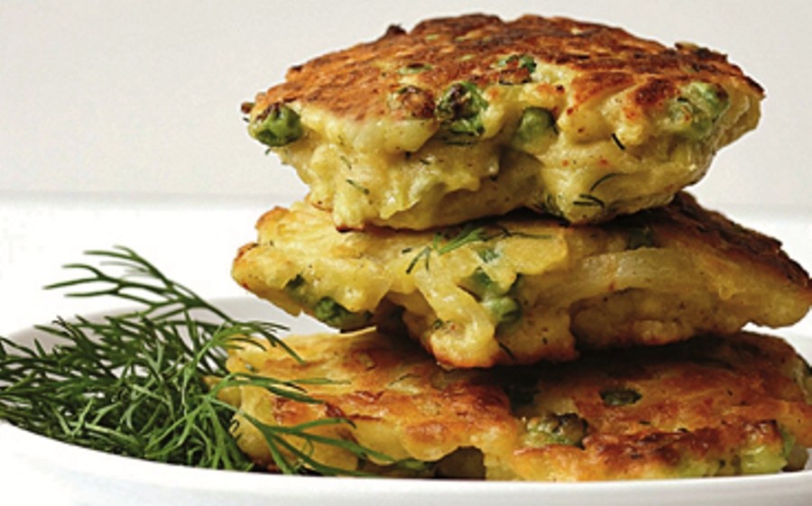 Potato and fennel fritters recipe LEBANESE RECIPES