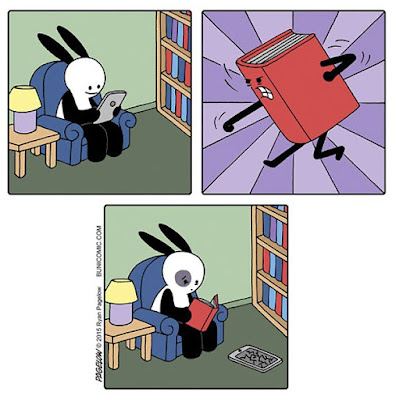 Meme de humor sobre los libros