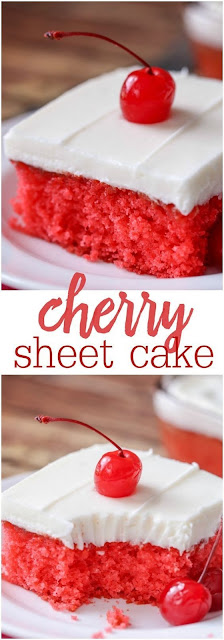 CHERRY SHEET CAKE RECIPE