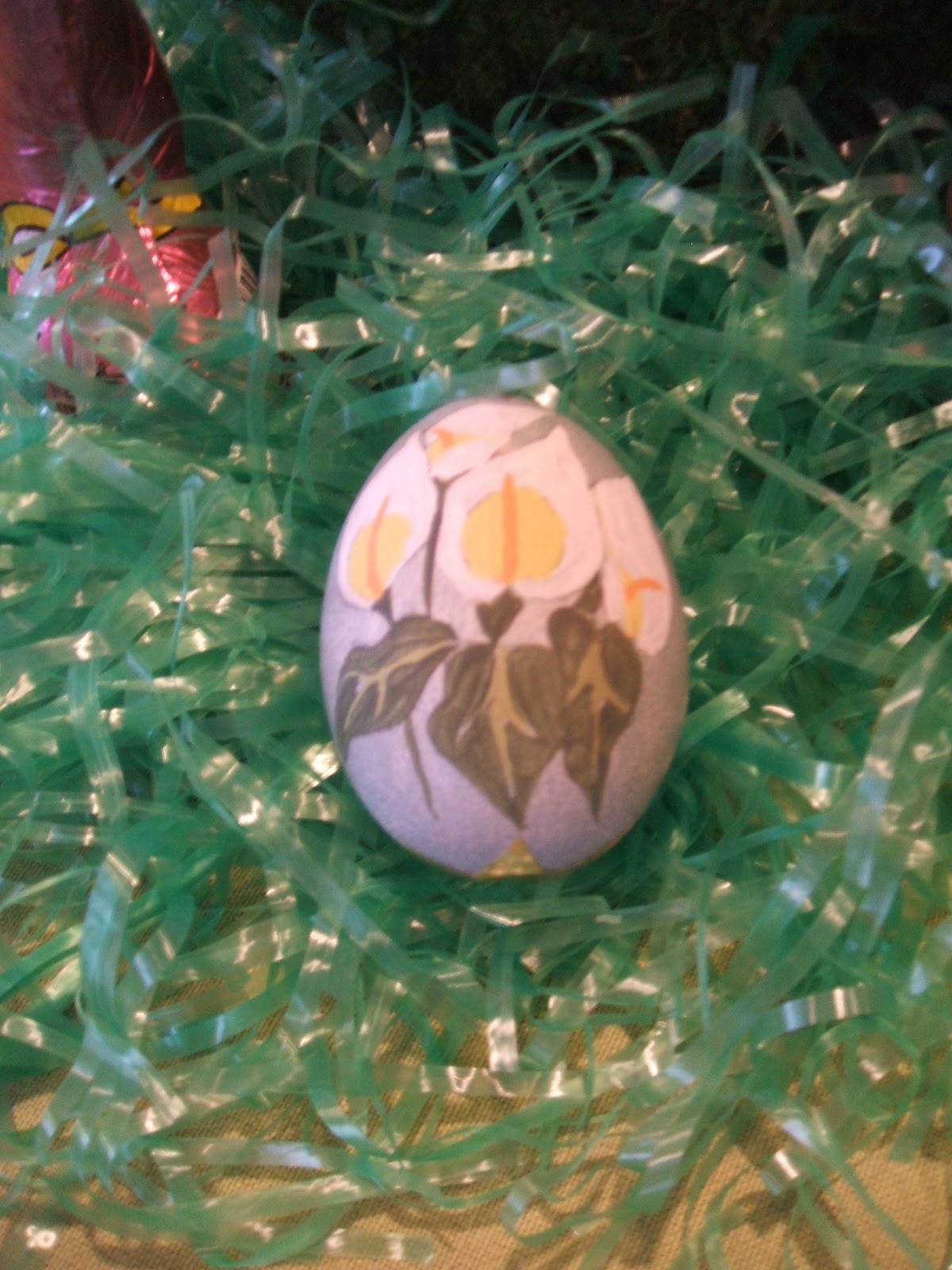 REinvented style REceiving Guests EASTER TABLE WITH HAND PAINTED