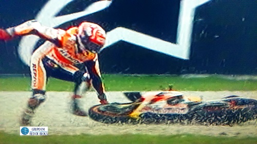 Caida de Marc Márquez Caída de Marc Márquez