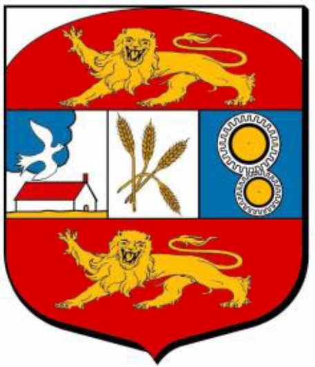 image origine : Denis Joulain - armorial des communes du Calvados (à paraître bientôt) - logiciel dessin Jean-Paul Fernon