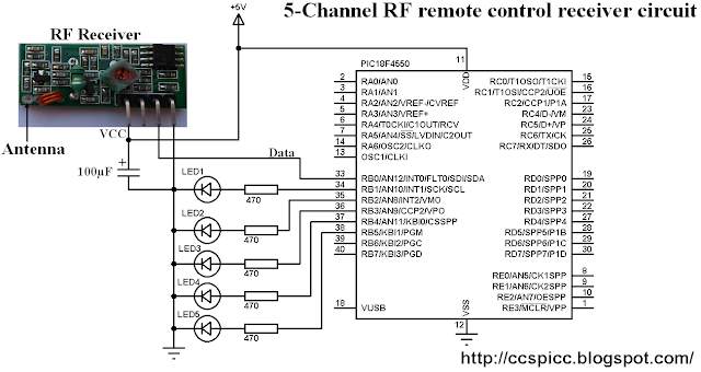 433mhz Receiver Schematic