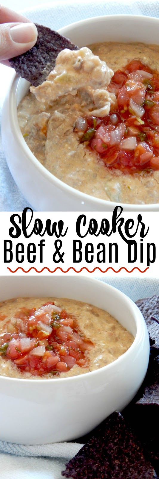 Slow Cooker Beef and Bean Dip Ally's Sweet & Savory Eats