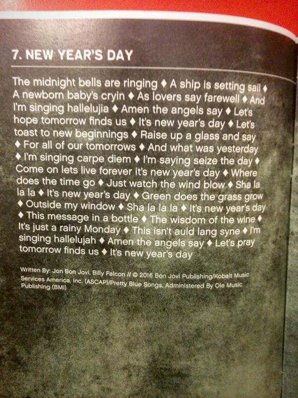 Bon Jovi Russia Bon Jovi «New Year’s Day» / «Новый год» (альбом