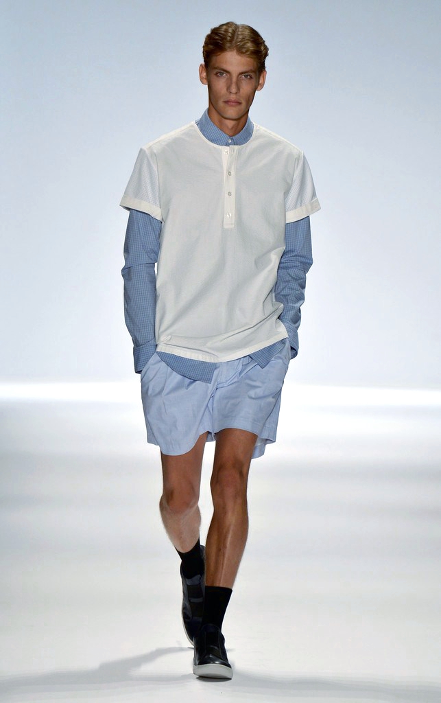 Male Model Otaku: Baptiste Radufe: Spring/Summer 2014 【Milan~NY】 (9/14 ...