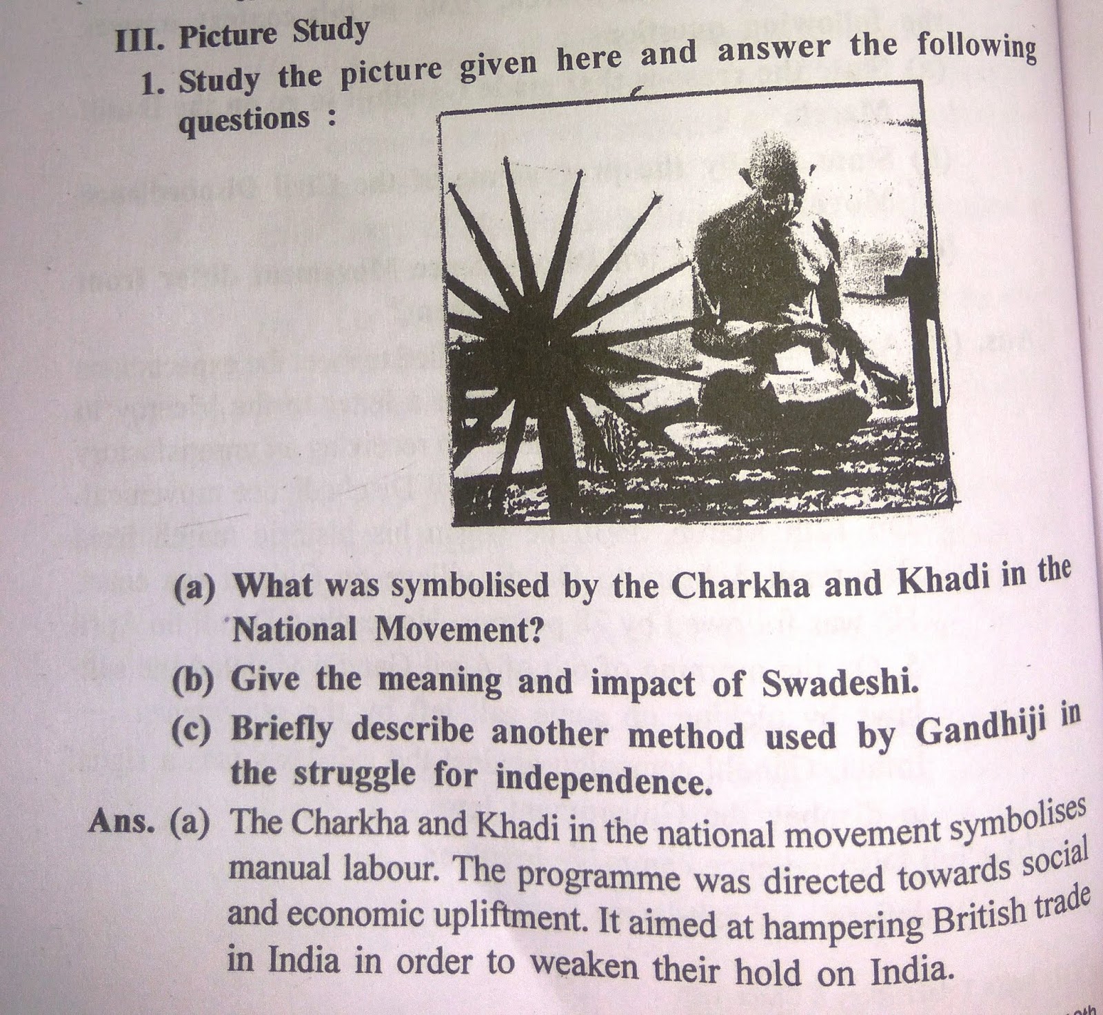 ICSE TOTAL HISTORY & CIVICS 10 CHAPTER 6 (HISTORY) SOLUTIONS