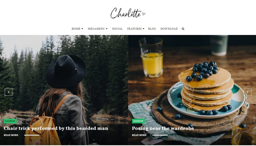 Charlotte v1.0 - Responsive Blogger Template