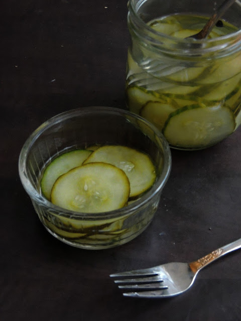English style pickled cucumbers