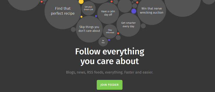Feeder RSS reader application