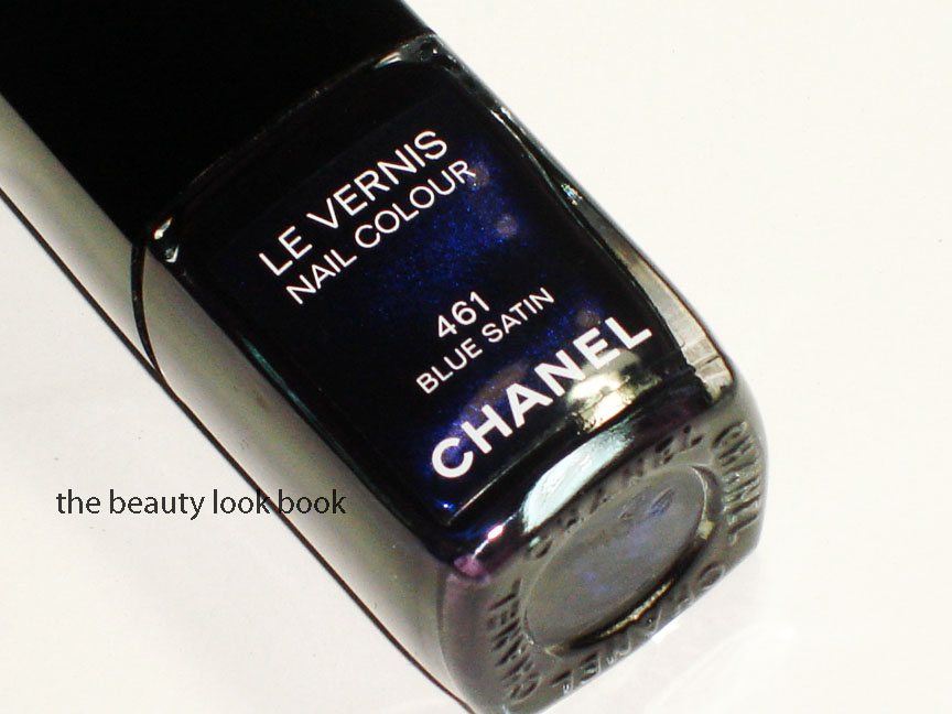 Chanel Blue Satin Le Vernis - The Beauty Look Book