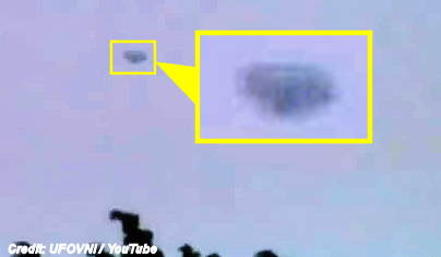 Saucer-Shaped UFO Over Forest in Columbia 11-16-14