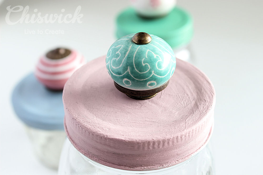 POP Paint recycled jar lids. imagine the possibilities