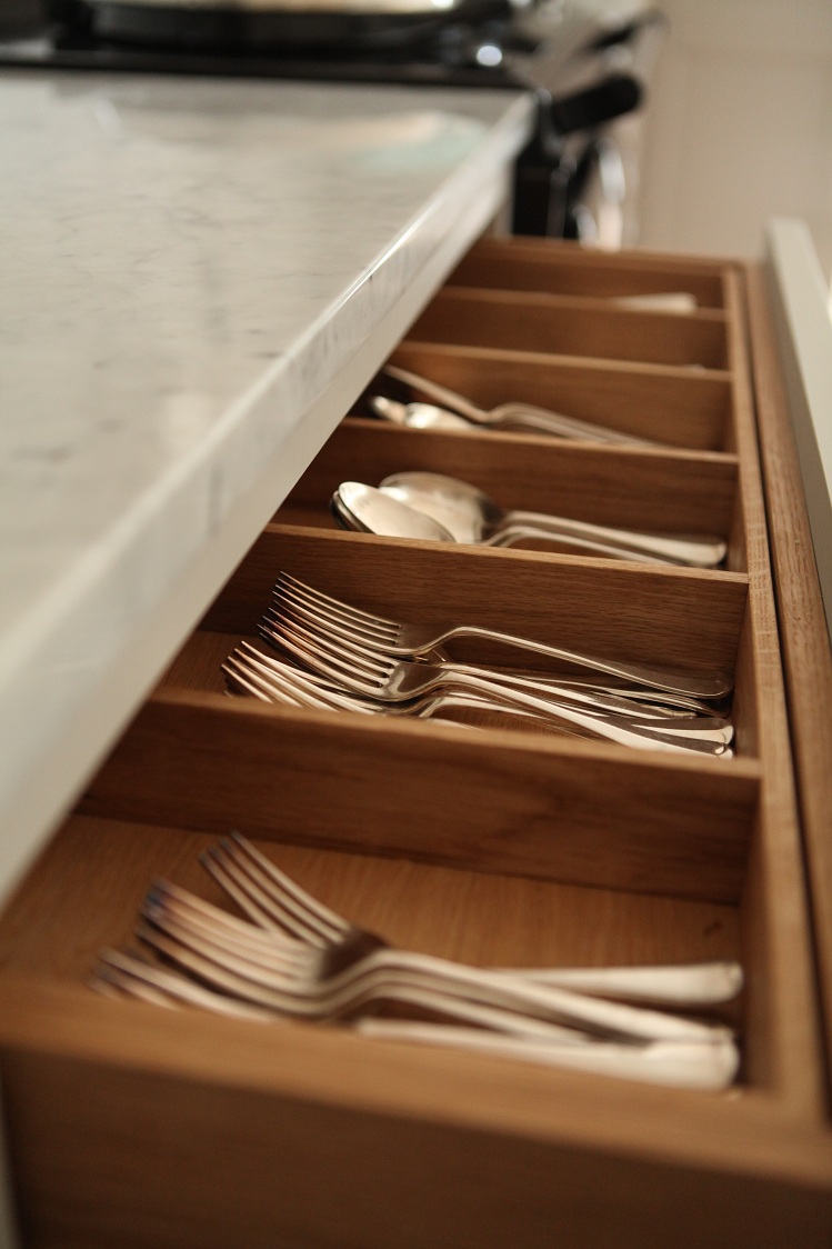 Bespoke cutlery trays provide that finishing touch Higham Furniture