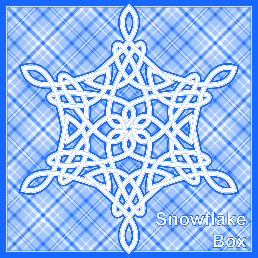 Don't Eat the Paste: Snowflake Box- Christmas in July