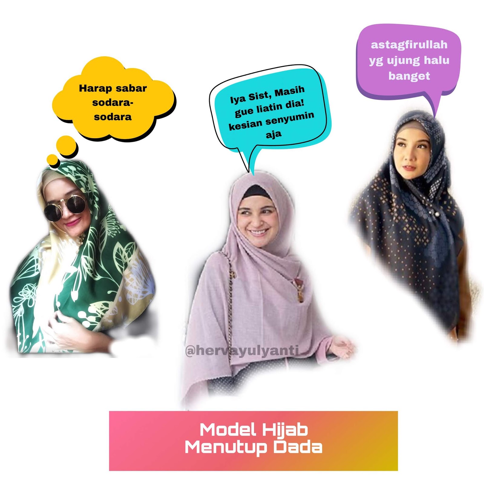 Tutorial Hijab Menutupi Dada Ala Seleb , model hijab menutupi dada, hijab syari, cara mudah berhijab syarii