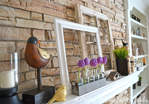 Simple Spring Mantel