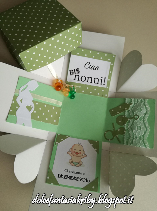 annuncio dolce attesa originale explosion box per annuncio dolce attesa