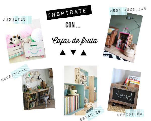 ideas para reciclar cajas de fruta