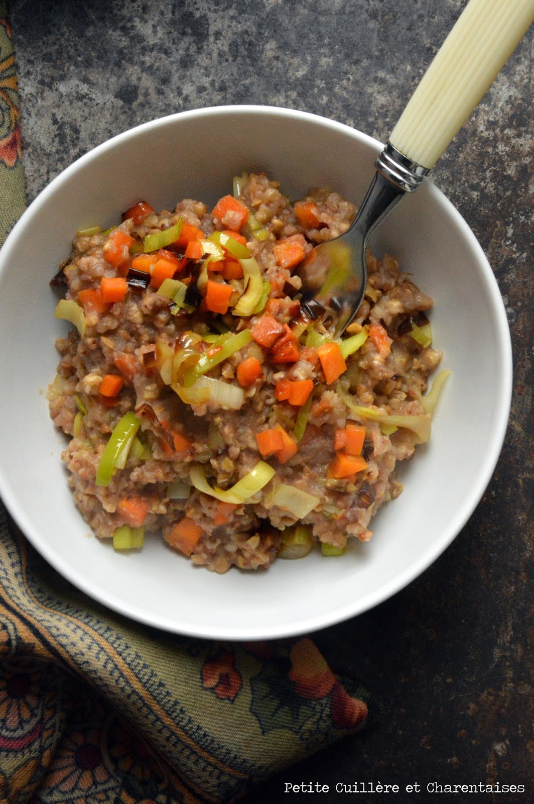 Petite Cuillère et Charentaises Kasha ou Kacha de Sarrasin {Recette russe}