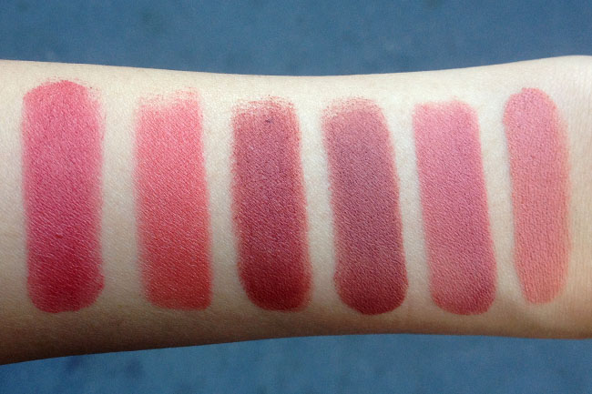 Messy Wands: Sneak Peek: Burberry Lip Velvet Long Wear Lipstick Swatches