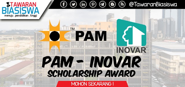 Permohonan Biasiswa PAM Inovar Scholarship Award 2020