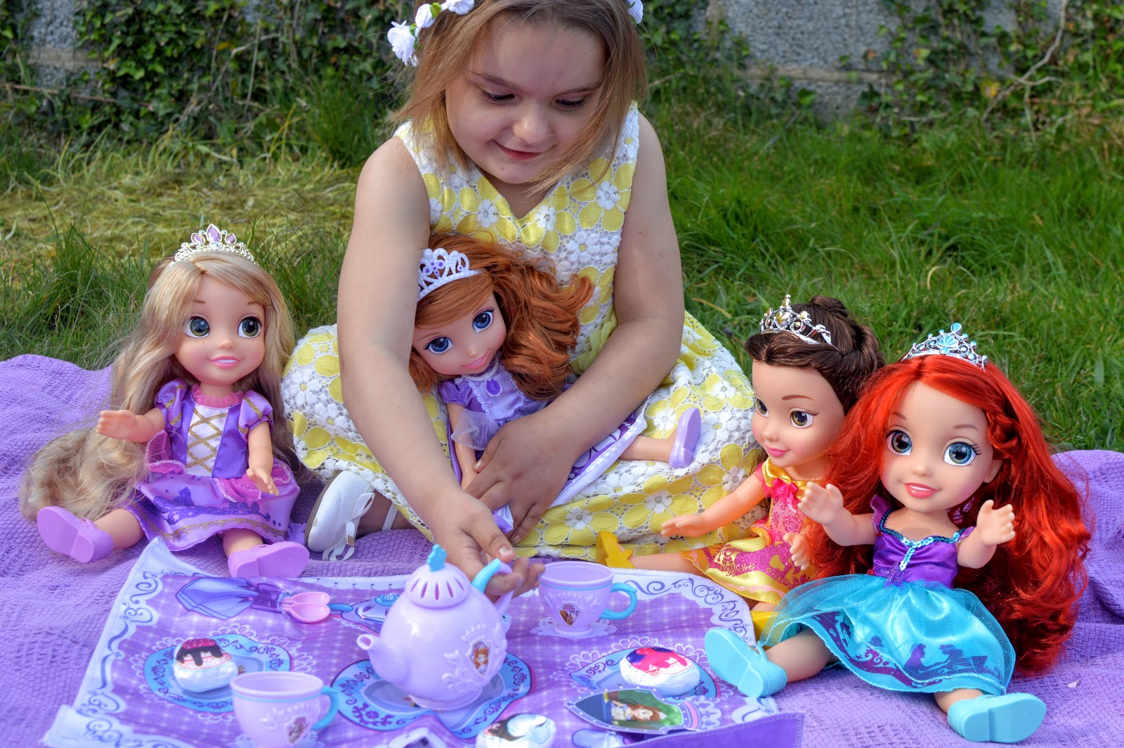 , Time for Tea with Jakks Disney Princess Toddler Dolls