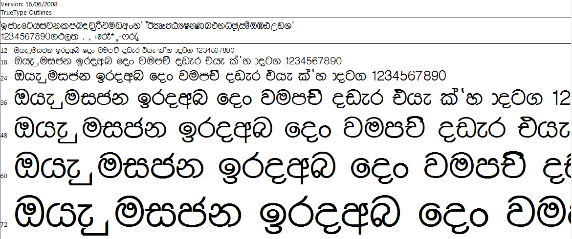 Unicode sinhala fonts free download