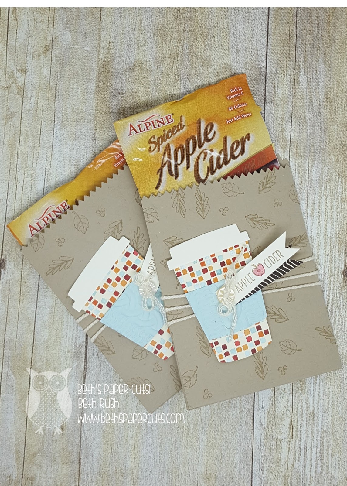 Beth's Paper Cuts Apple Cider Packet
