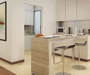 HDB Kitchen Layouts Reference - Punggol Matilda Portico