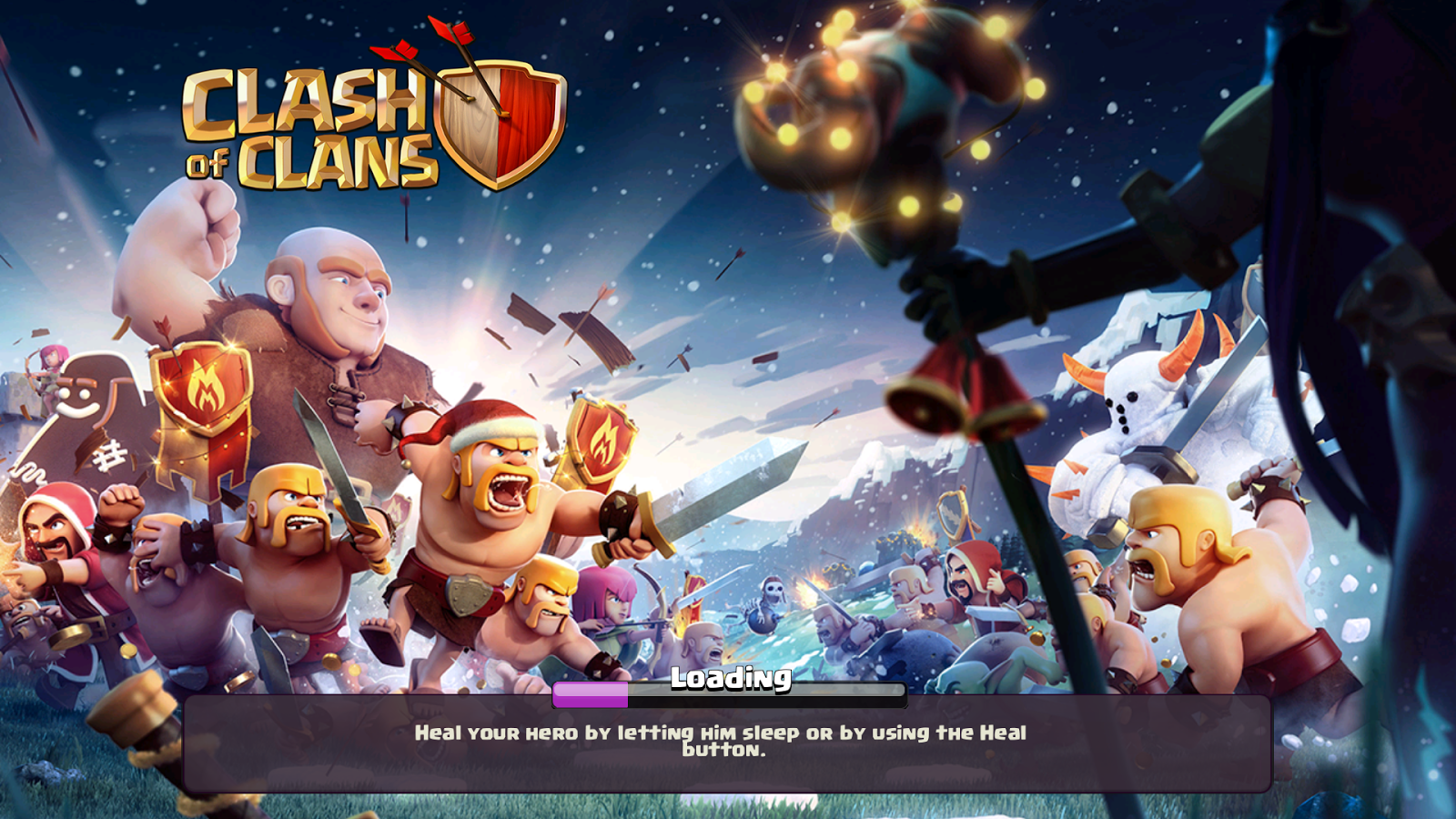 لعبة كلاش اوف كلانس 