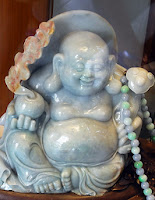 Laughing Jade Buddha from Bogyoke Market