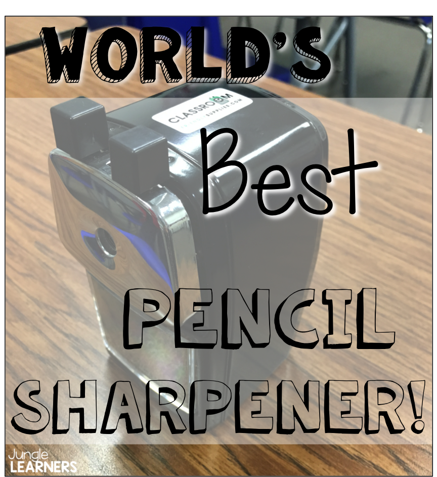 Jungle Learners The World's Best Pencil Sharpener!