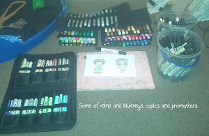Mine and Mummys Copics and Promarkers
