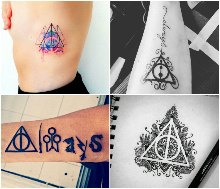 Esta tattoo de Harry Potter só pode ser vista se a mágica certa for feita