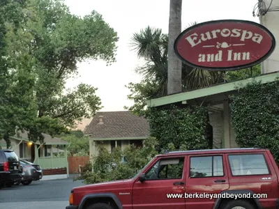 exterior of Euro Spa & Inn in Calistoga, California