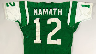 Joe Namath New York Jets jersey number 12