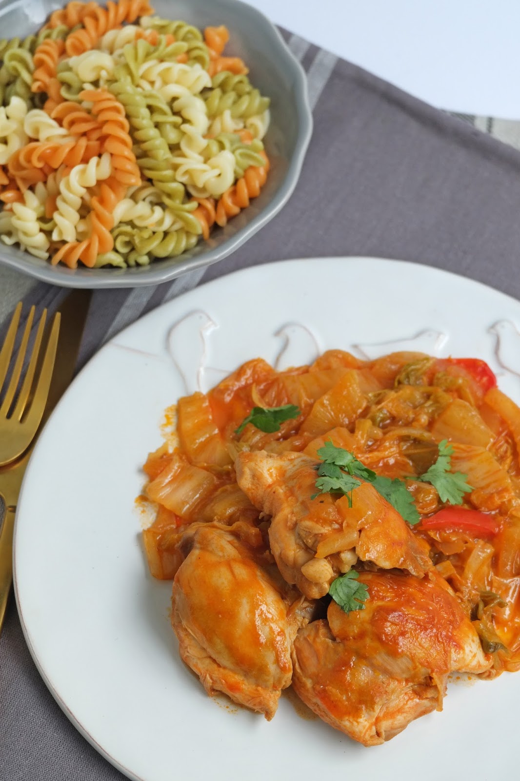 Gestoofde kipdijfilet - Recept uit Portugal - Gestoofde kipdijfilet - Recept uit Portugal -