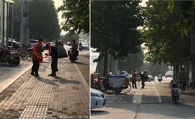 Rela Tak Makan Sama-Sama Susah, Penyapu Jalan Lakukan Ini Ke Pengemis Buta, Balasan yang Diterima Sangat Memilukan !!